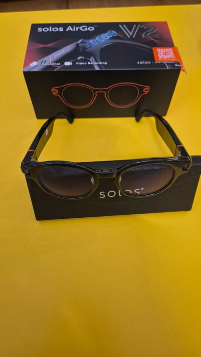 Ochelari smart Solos AirGo V2 Prime 2 AI, camera 16MP,2K, fotocrom