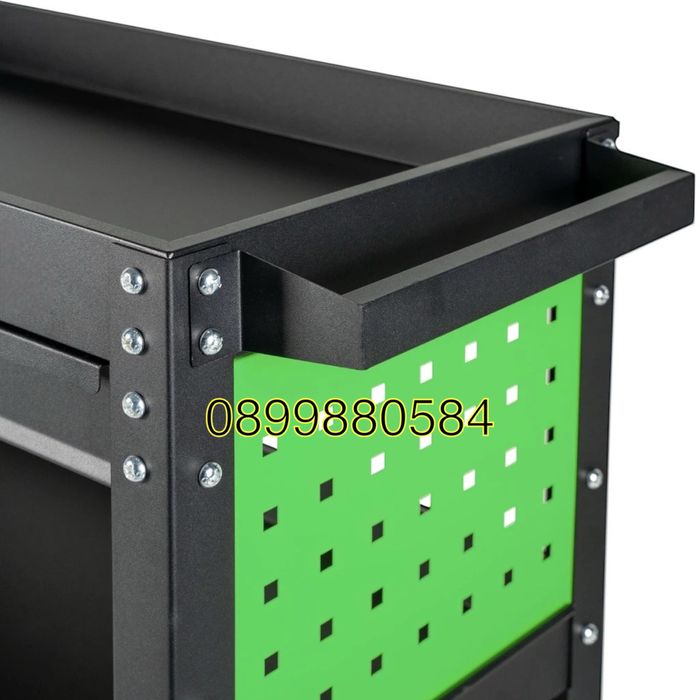 Инструментална количка HAWEK с 3 рафта и 1 чекмедже