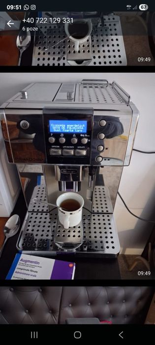 Vând expresor Delonghi aproape nou recent adus