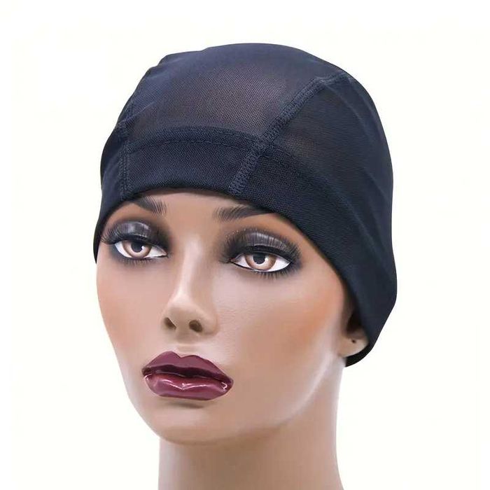 Дишаща черна мрежа за перуки за многократна употреба