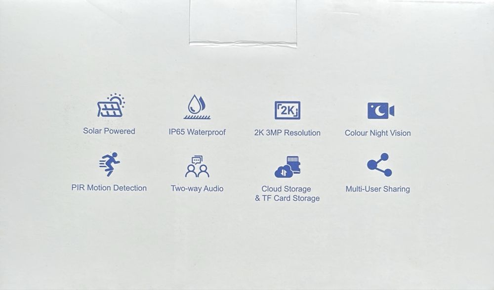 Set 2 camere WiFi Aoqee S1 cu alimentare solara | 2K, mod nocturn color, Alexa/Google, noi