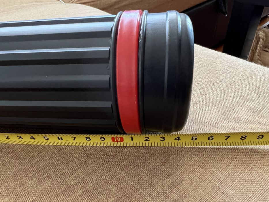 Tolbă ajustabilă mică / tub plastic documente - S