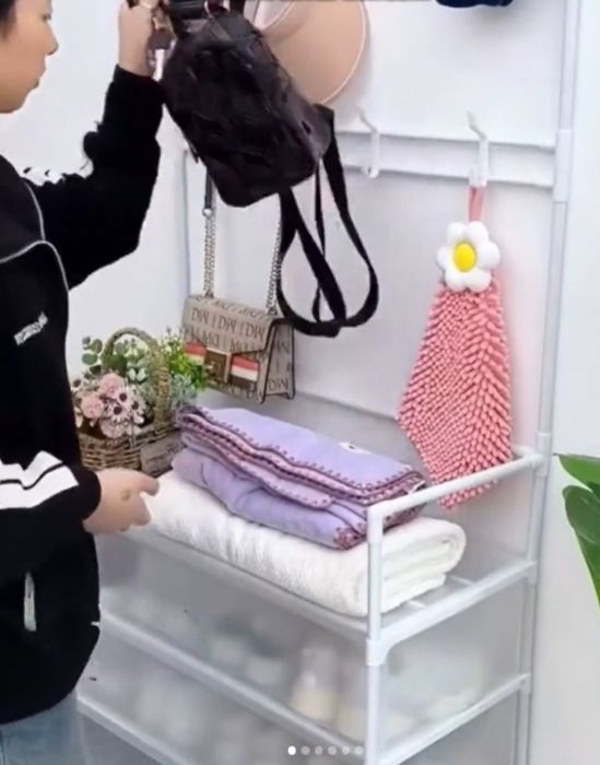 3-in-1 kitob javoni: Ilgich, Tortma va Poyabzal uchun Tokcha