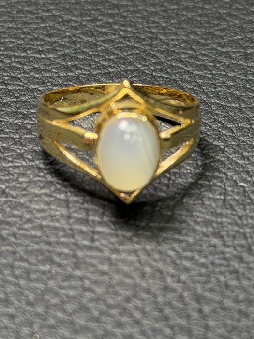Златен пръстен Ахат чисто нов Gold 14K 585 prasten zlaten