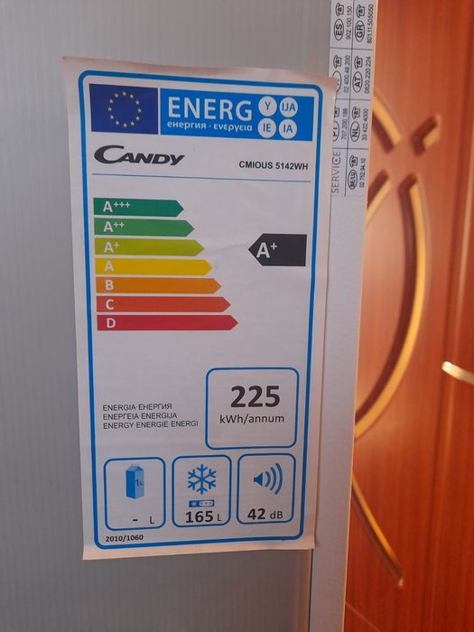 Vând congelator Candy 165 L clasa A+
