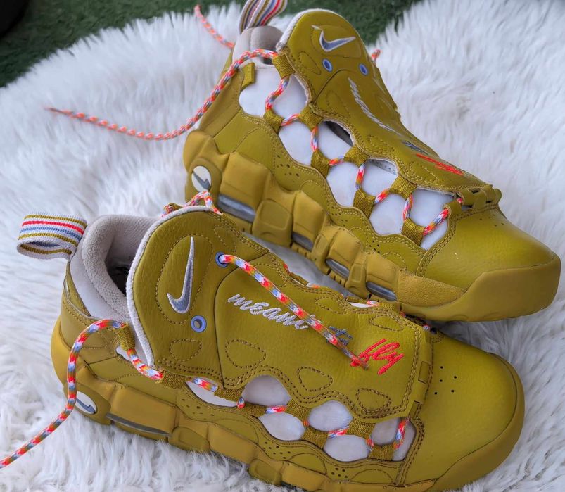 Nike Air More Money естествена кожа оригинални дамски сникърси 38.5 но