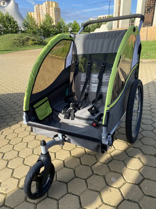 Рикша за велосипед - две деца