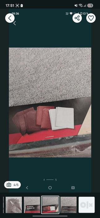 Set hârtie abrazivă (60 bucăți). Noi!