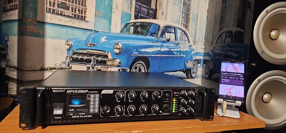 Omnitronic MPVZ 250P - public adress radioficare statie amplificator