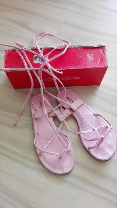 сандали с връзки