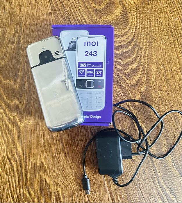 Inoi 243, holati zor, 1 oy ishlatilgan, telefon, karobka,zaryad bor