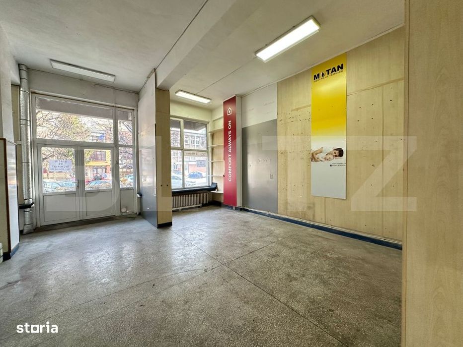 Spatiu comercial de inchiriat, zona Decebal – pozitie excelenta