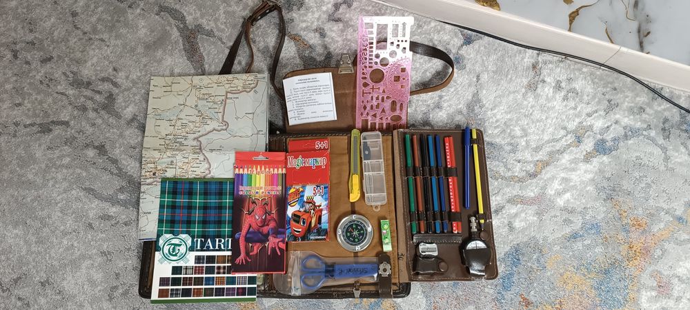 Офицерский Планшет кожанный в полном комплекте