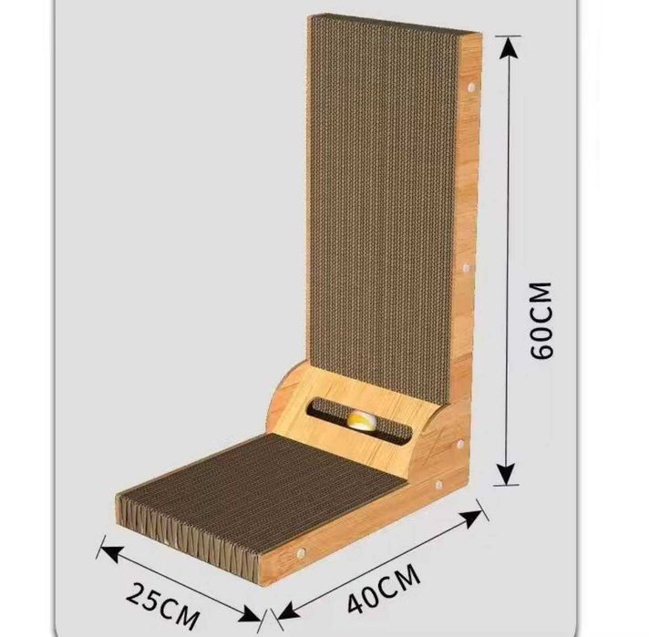 Катерушка за котки с форма на L Вертикална