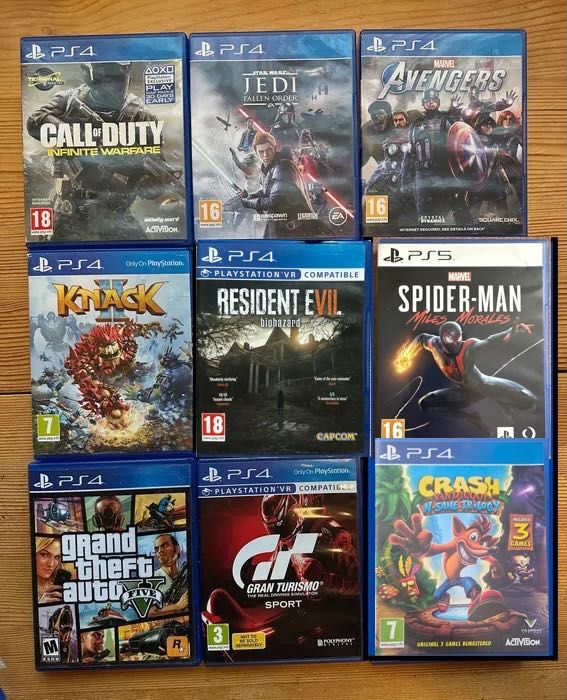 Игри за Плейстейшън 4 Marvel Spider-Man: Miles Morales GTA 5 Crash Knack II 2