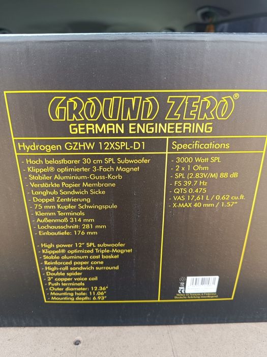 Ground Zero GZHW 12XSPL-D1