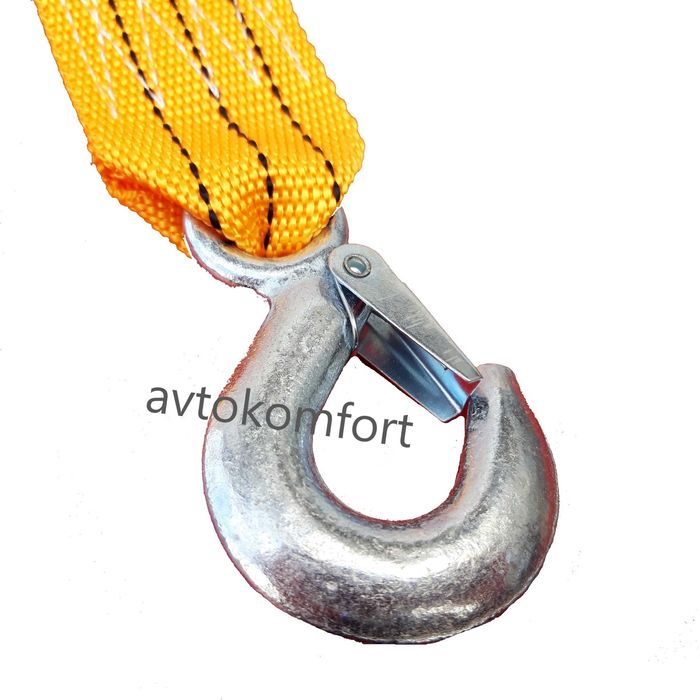 Въже Буксирно За Теглене На Автомобил С Куки Текстилно Колан Метално