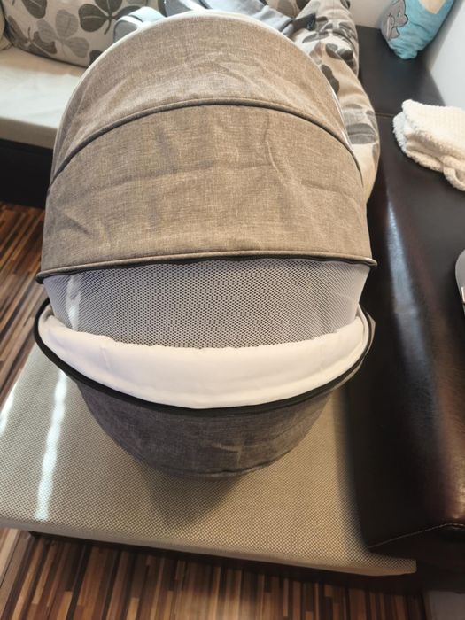 Комбинирана количка 3в1 LORELLI Premium POLAND MIA AIR LIGHT&DARK GREY