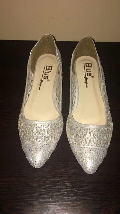 Сватбени обувки/пантофки, р-р 40