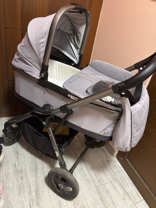 Бебешка количка Chipolino - Инфинити, гранит три отделни коша