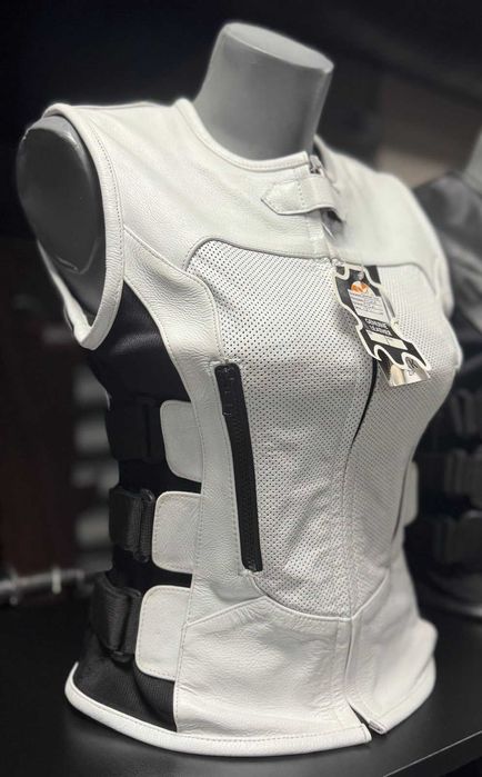 Кожен елек icon кожа естествена телешка елеци мото мъжки дамски детски