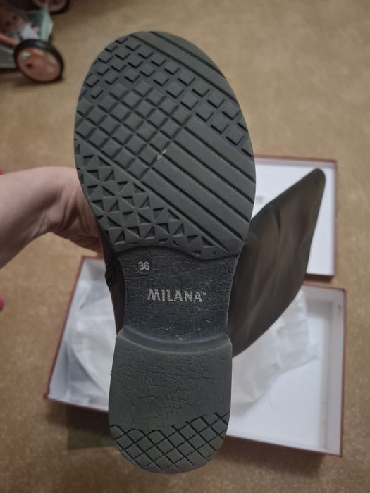 Сапоги женские кожа