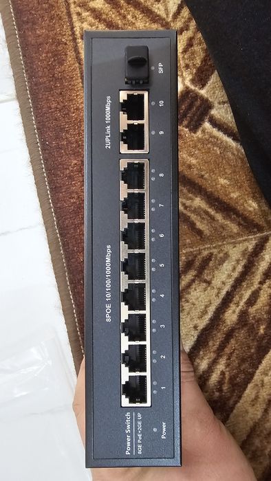 Poe Switch/ Сетевой коммутатор Poe/ Extender