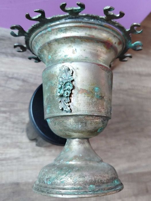 стар месингов съд