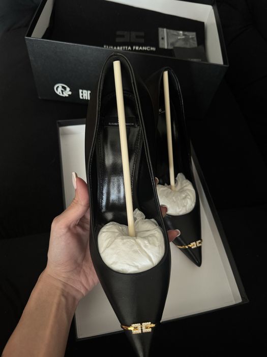 Оригинални обувки Elisabetta Franchi – №38, носени веднъж