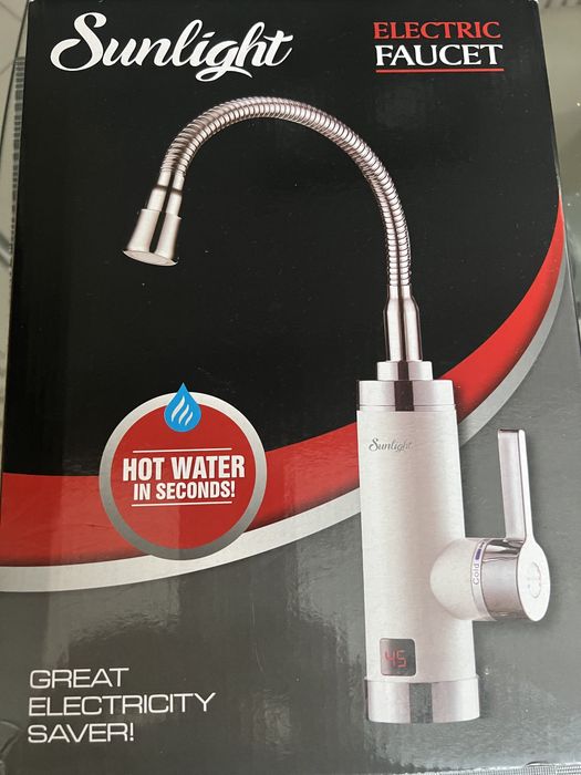 Бързо нагряващ смесител за вода.