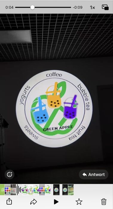 Гобо проектор + линза в подарок