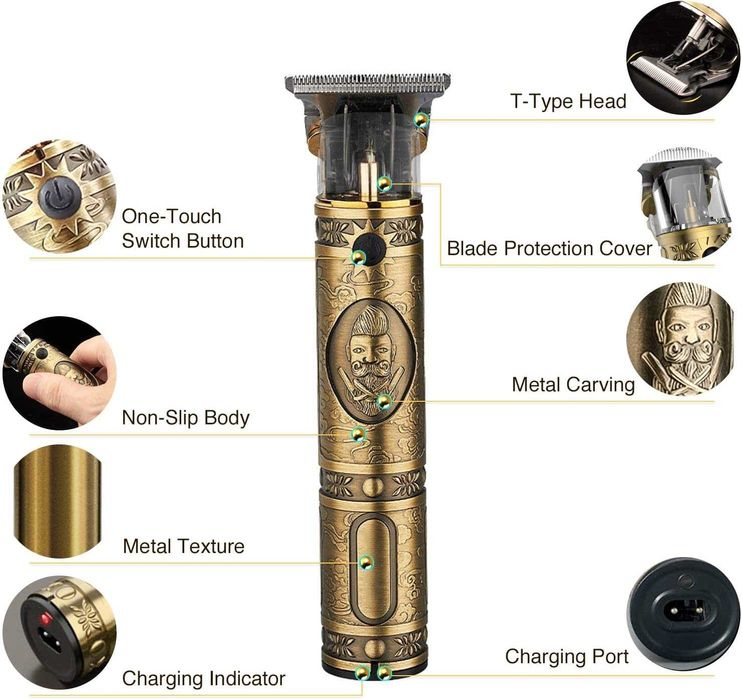 Професионална машинка за подстрегване и стилизиране АNSELF man