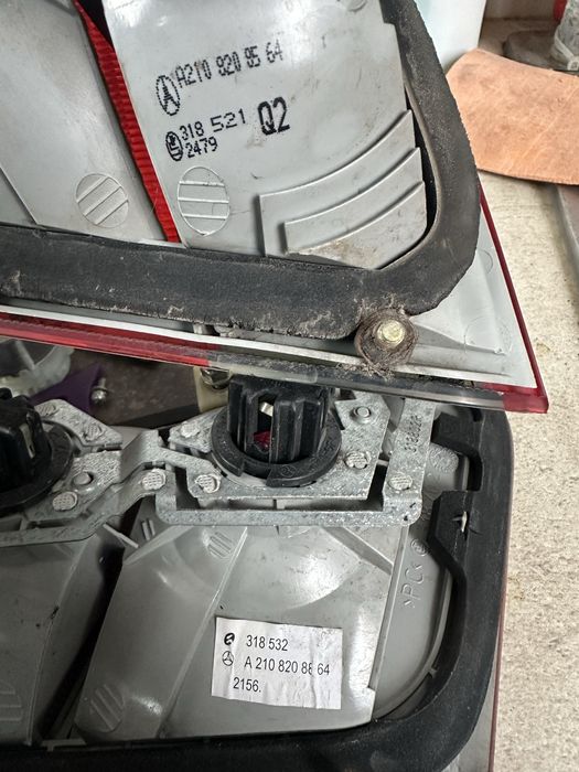 Стоп w210 половинки