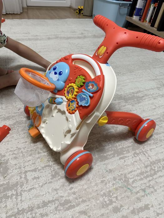 Ходунки-толокар 2в1