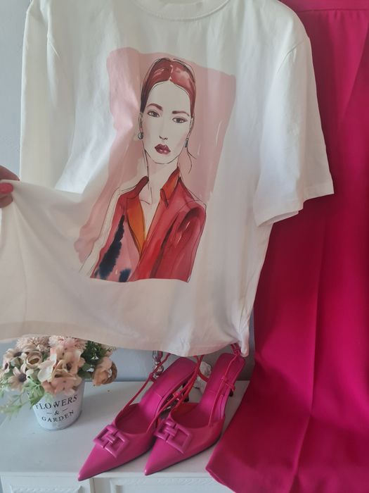 Сет, Zara, НОВО! Панталон,тениска н,