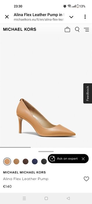 Туфли из натуральной кожи от Michael Kors
Модель Alina Flex
Размер 38