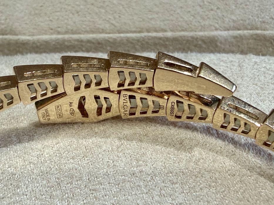 Bulgari Serpenti гривна 18к