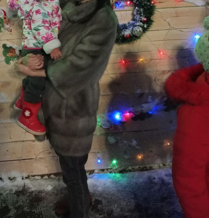 Шуба норкабая новая