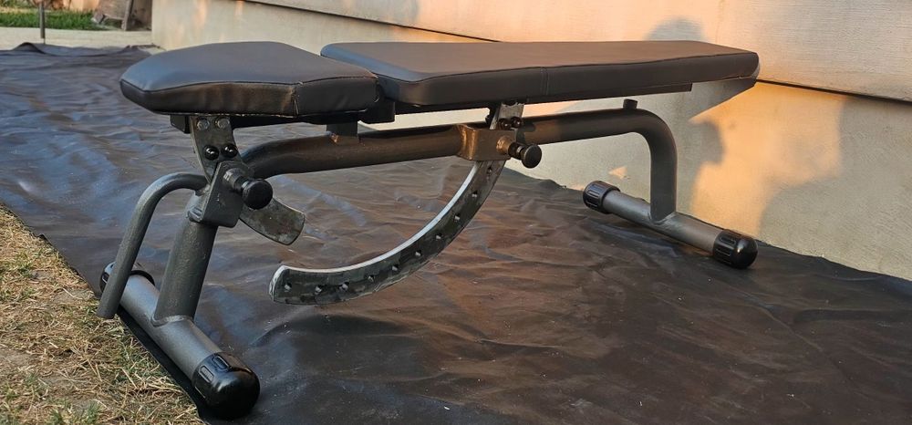 Banca reglabila profesionala, banca multifunctionala fitness bara biceps triceps