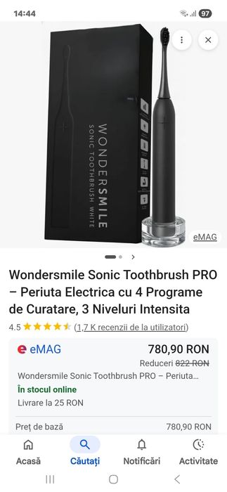 Periuță  de dinți  electrică