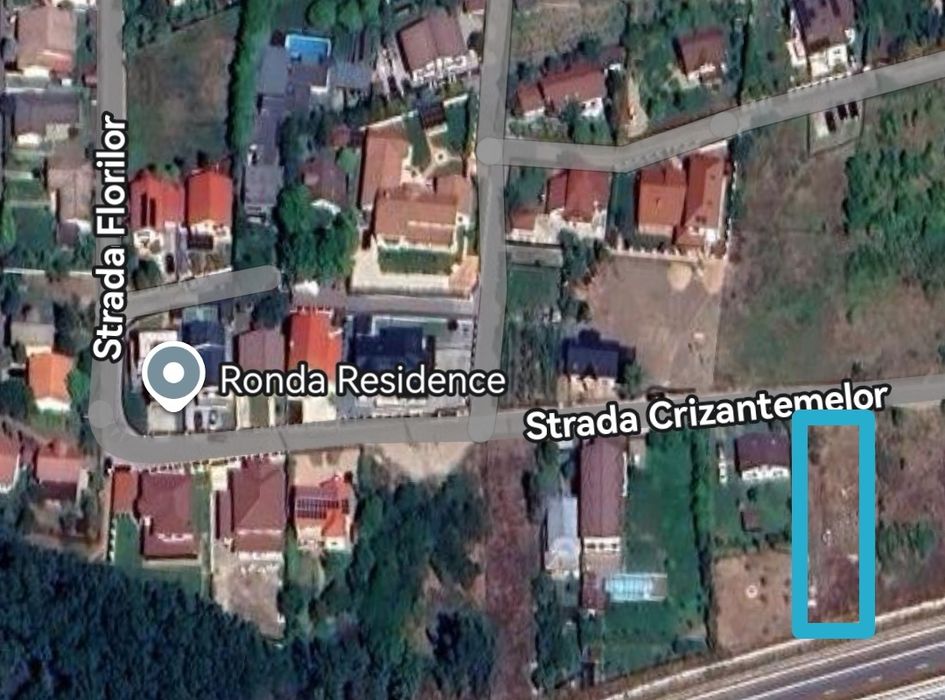 Teren Petresti-Corbeanca  974mp-85000€