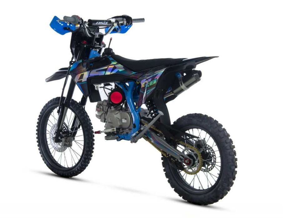 Motocicleta Enduro/Cross Asix XB67 125cc, 4T, 19"/16", negru/albastru