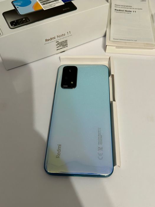 Redmi Note 11 + калъф, 128GB, 6GB RAM, 128 GB ROM