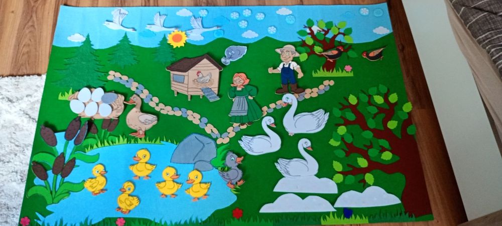 Covoraș povestitor pentru activități cu copii grădinița