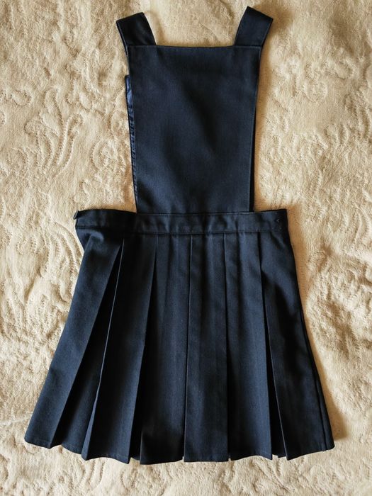 Школьный сарафан синий