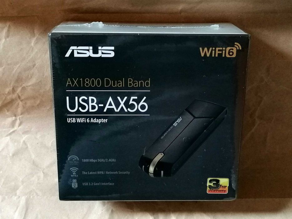 Adaptor Wireless ASUS USB-AX56,AX1800,Wi-Fi 6,nou,sigilat,garantie!