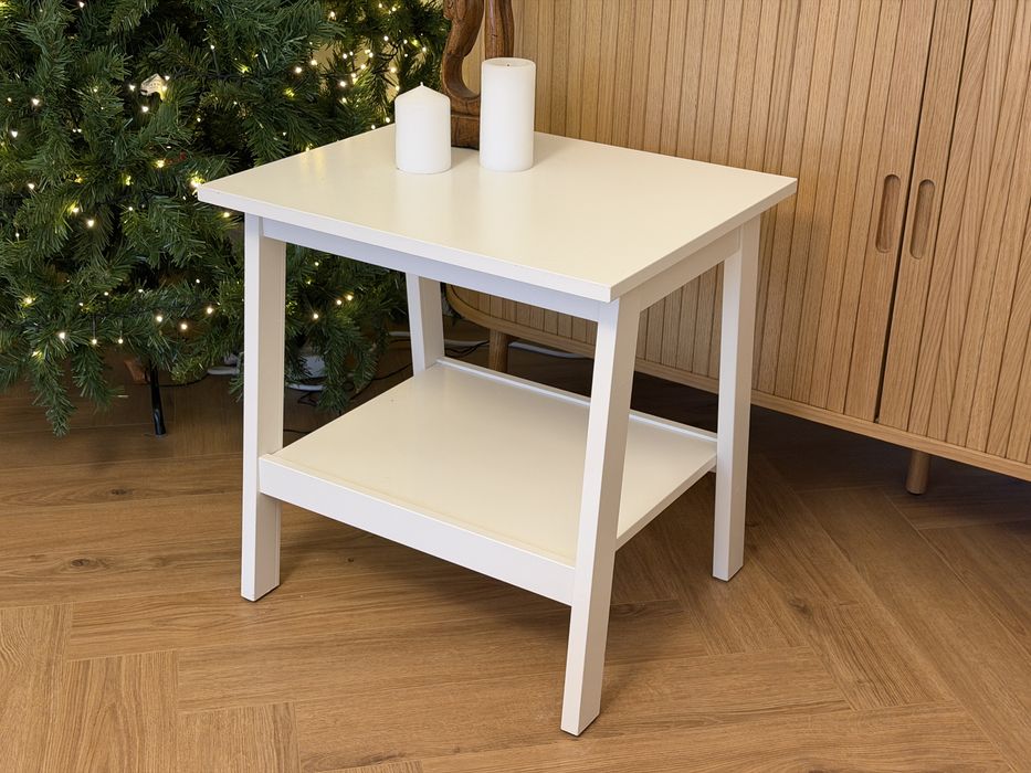 Masuta de cafea/noptiera Ikea Lunnarp Alb