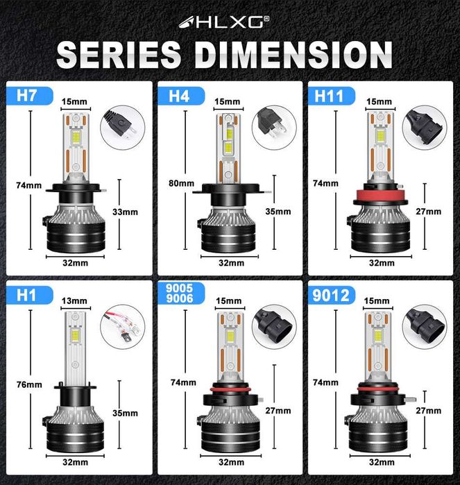 H7 set bec led K5C PLUS 6000K canbus 5570 CSP