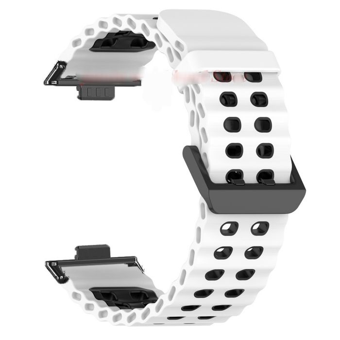 Huawei Watch Fit 3 4 4 Pro / MARINE Двуцветна силиконова каишка