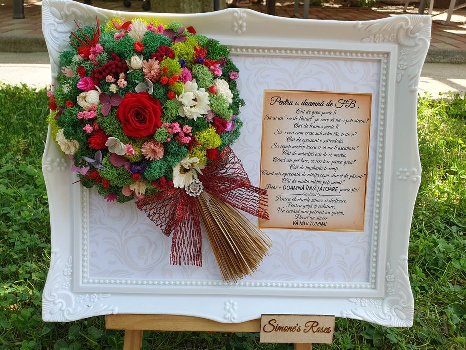 Tablouri aniversare, educatoare, mama, prietene, nași, etc